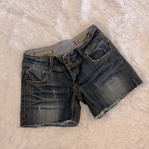 Vanilla Star Distressed Denim Shorts